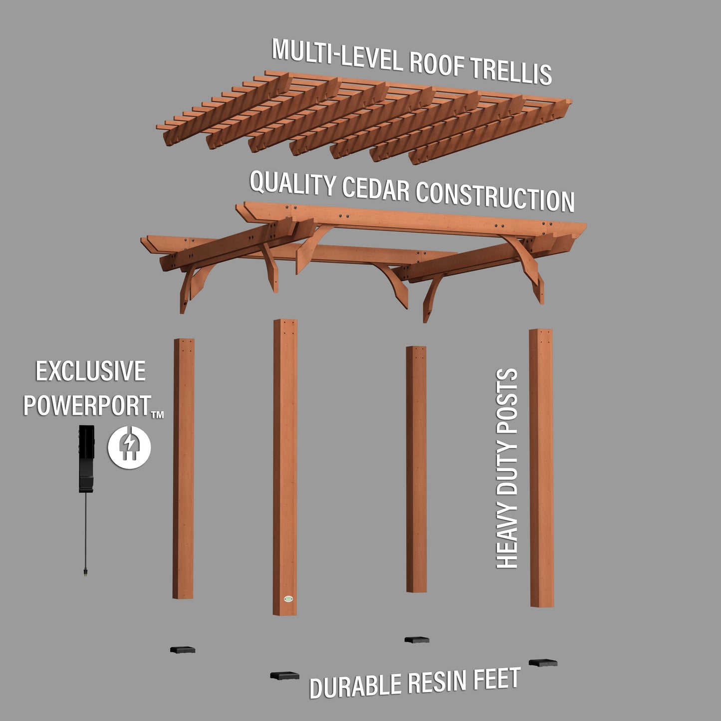 10x10 Beaumont Pergola