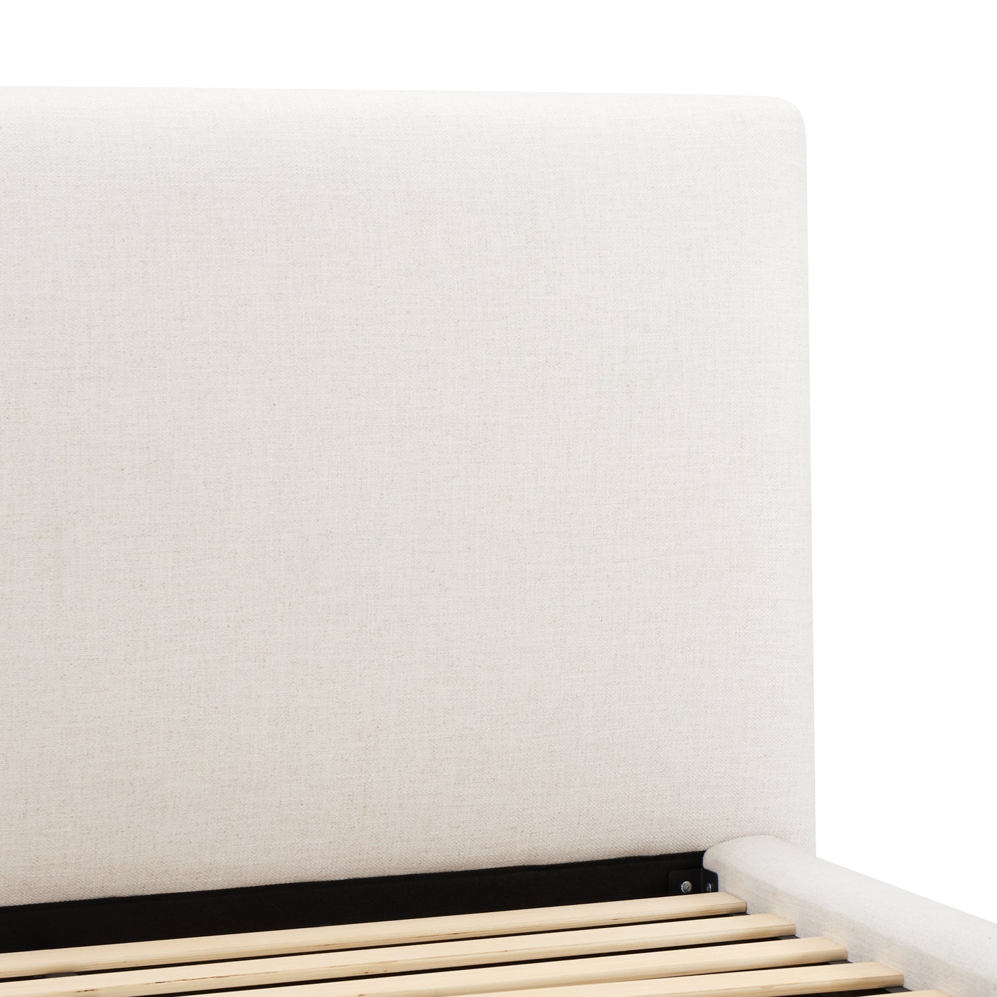 Quinky Bed – Linen Padded Headboard Bed