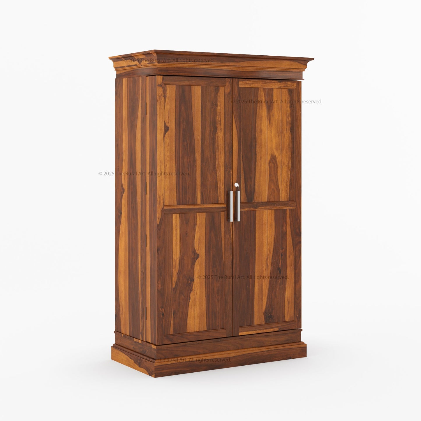 Melinda Solid Wood Bar Cabinet with Storage & Wine Rack