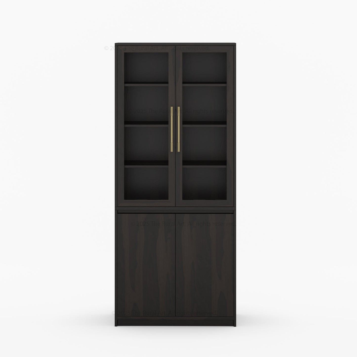 Girtin Solid Wood Wine & Coffee Bar Hutch with White Quartz Countertop – 99” Width