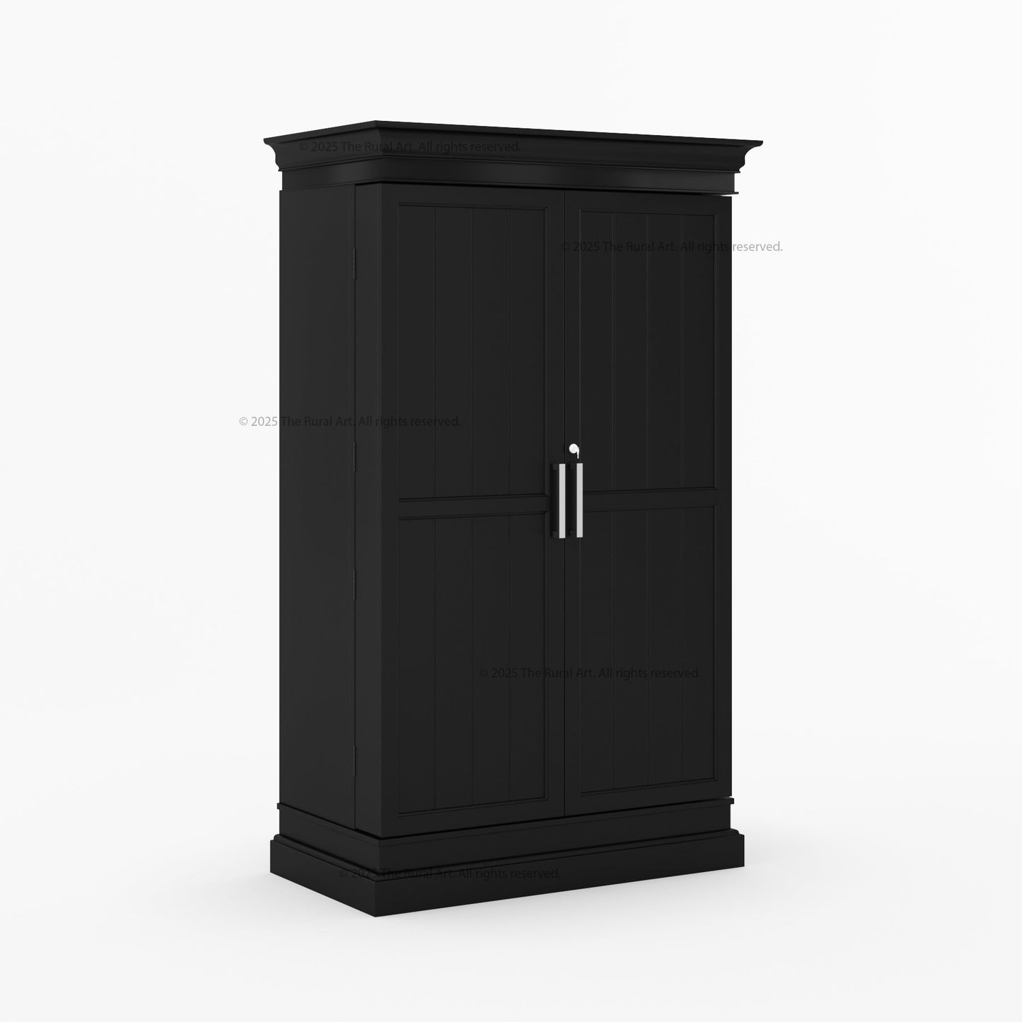 Melinda Solid Wood Bar Cabinet with Storage & Wine Rack