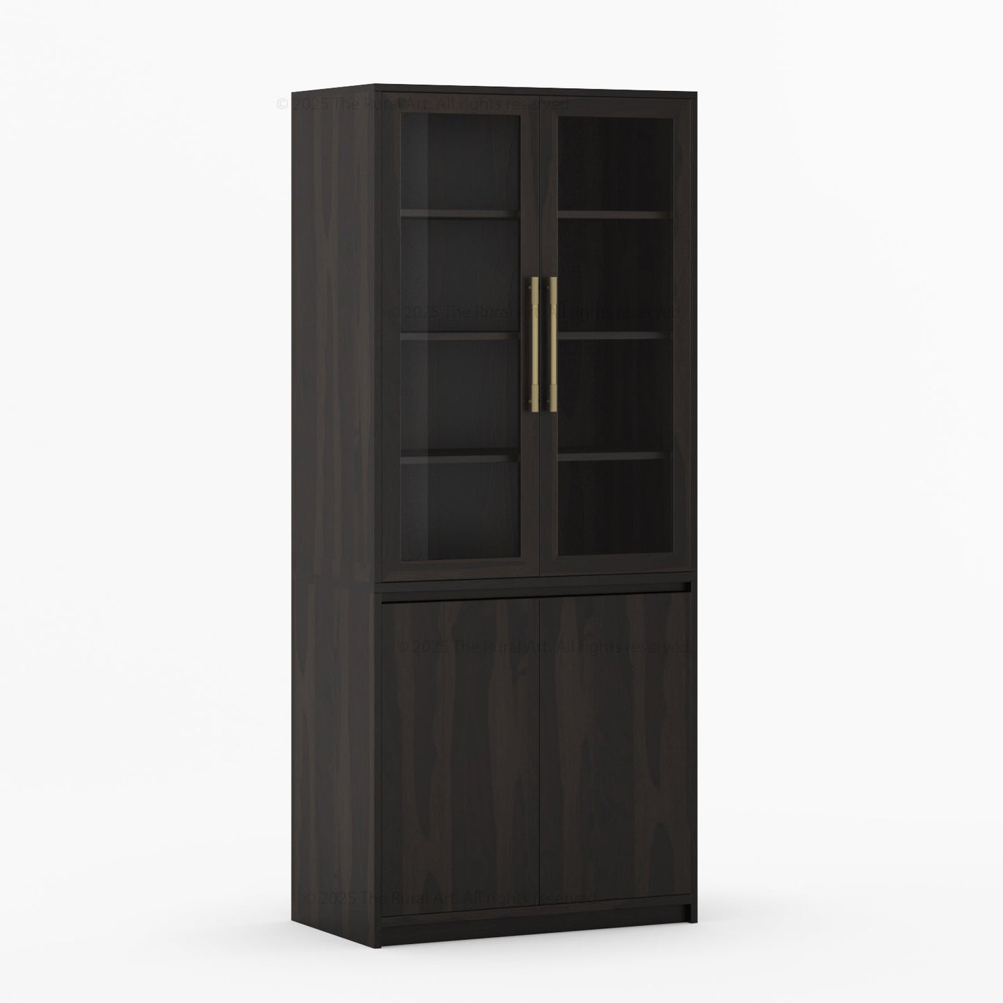 Girtin Solid Wood Wine & Coffee Bar Hutch with White Quartz Countertop – 99” Width