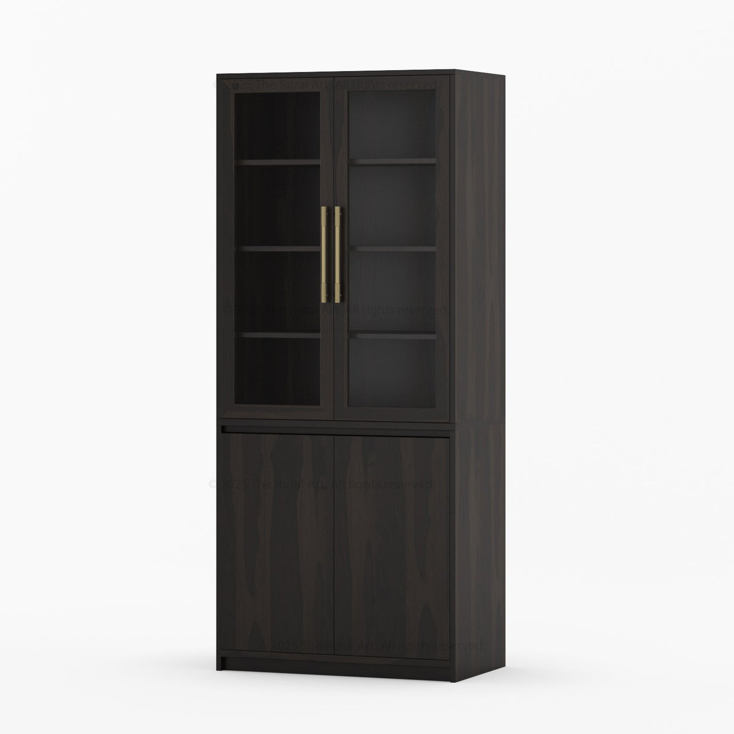 Girtin Solid Wood Wine & Coffee Bar Hutch with White Quartz Countertop – 99” Width