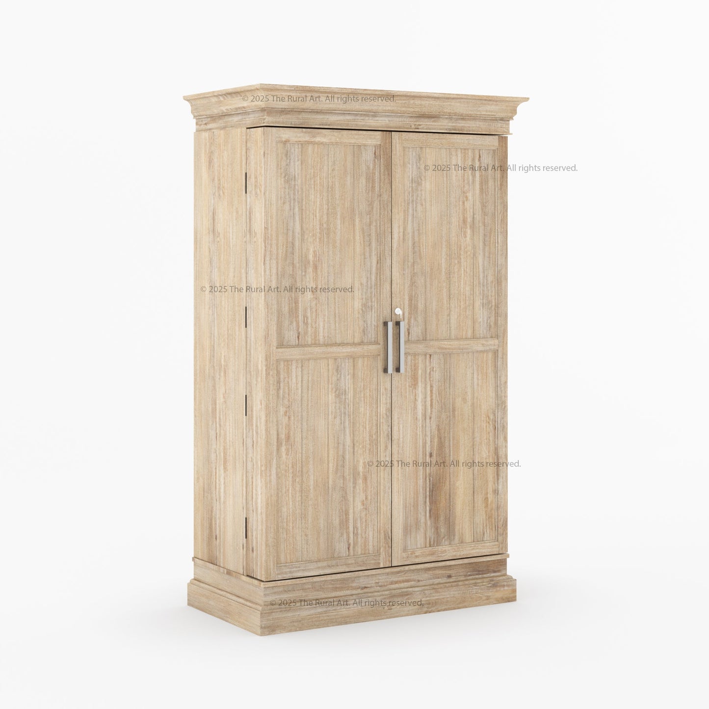 Melinda Solid Wood Bar Cabinet with Storage & Wine Rack