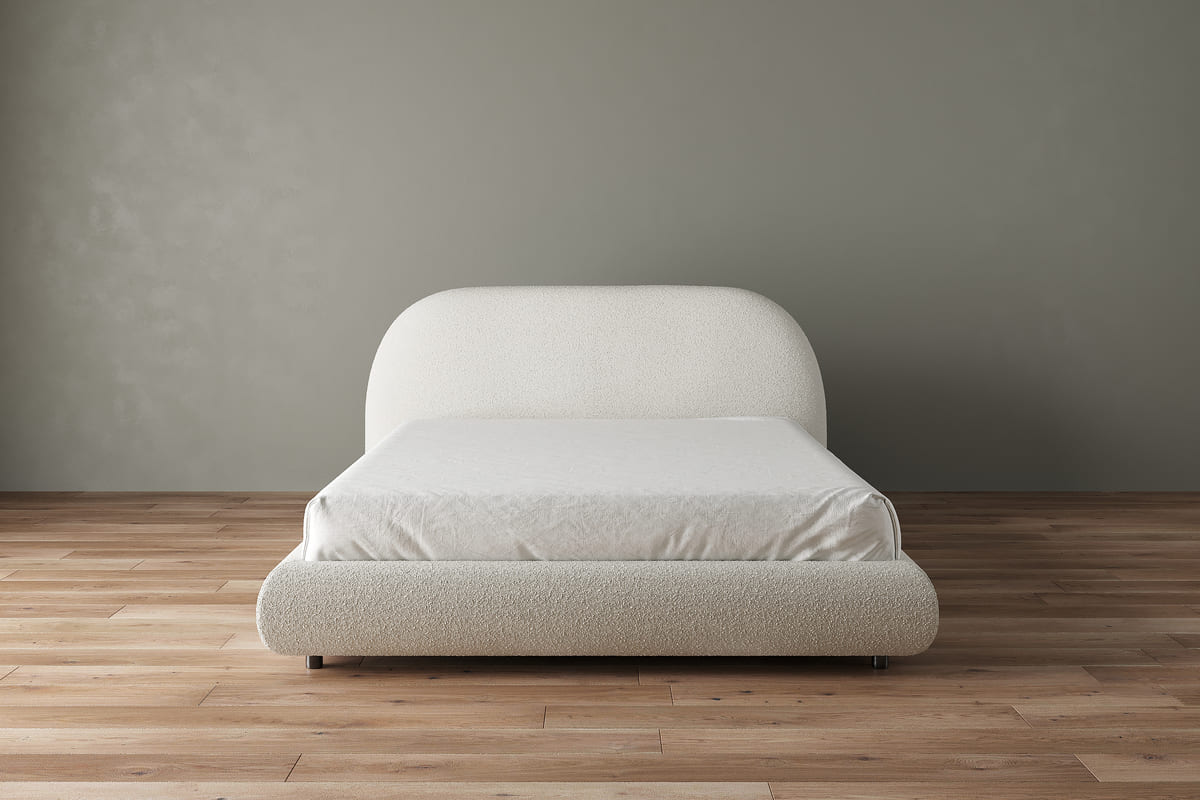 Stella Storage Bed – Boucle Contemporary