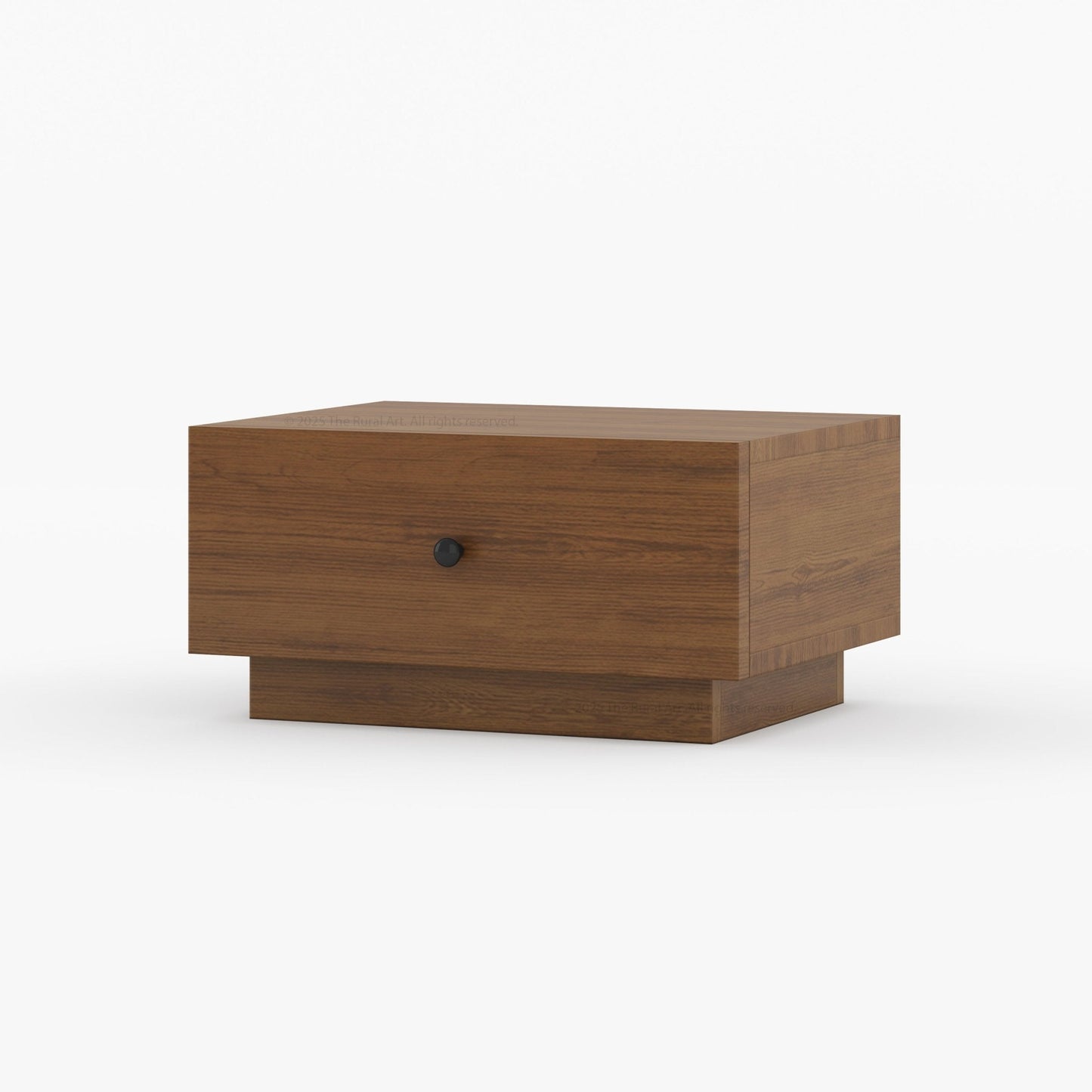 Sheffield Solid Wood Nightstand with Drawer Storage