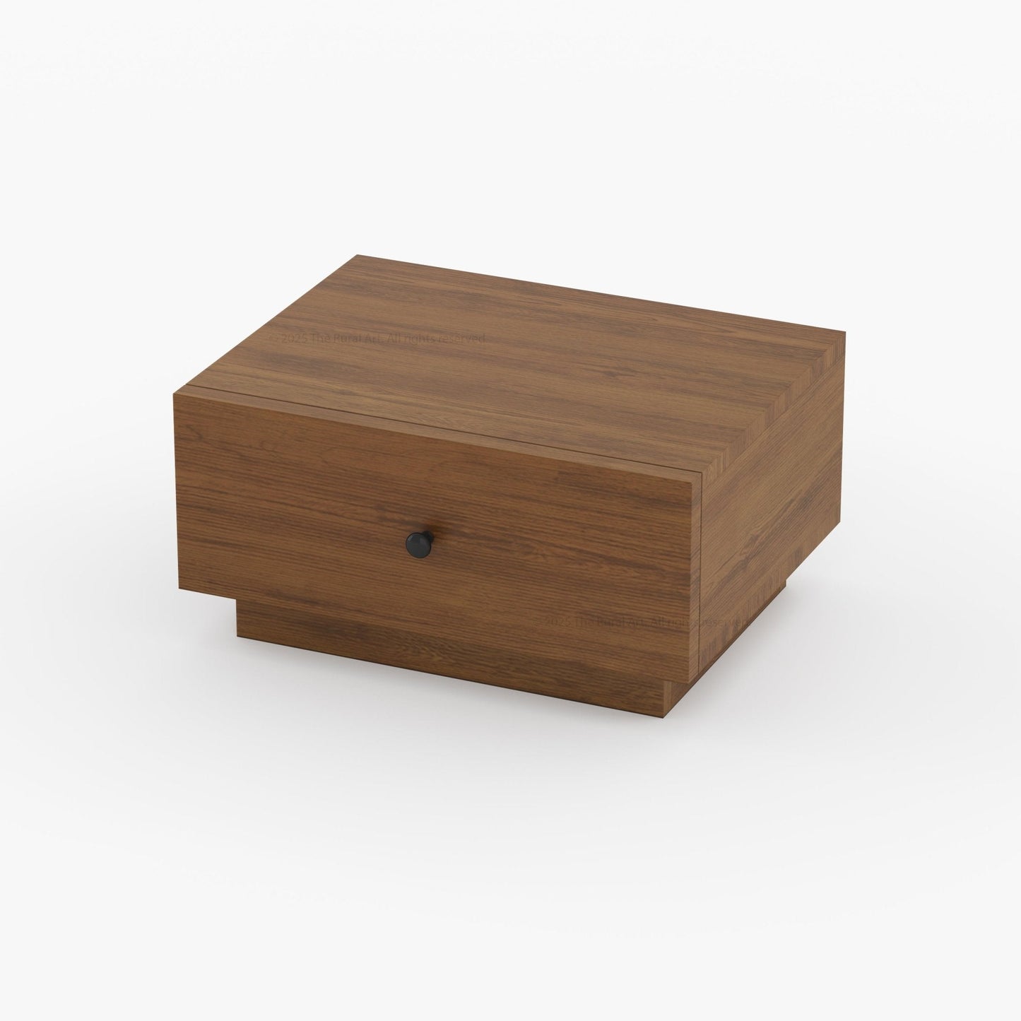 Sheffield Solid Wood Nightstand with Drawer Storage