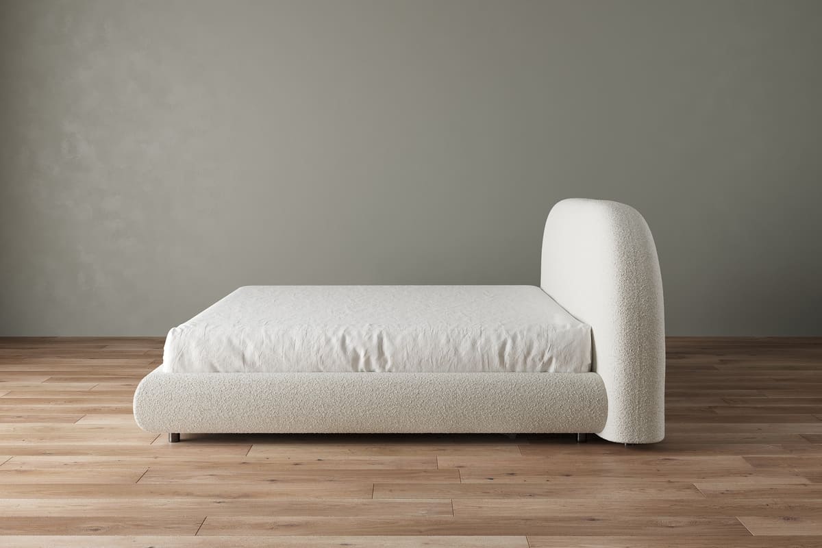 Stella Storage Bed – Boucle Contemporary