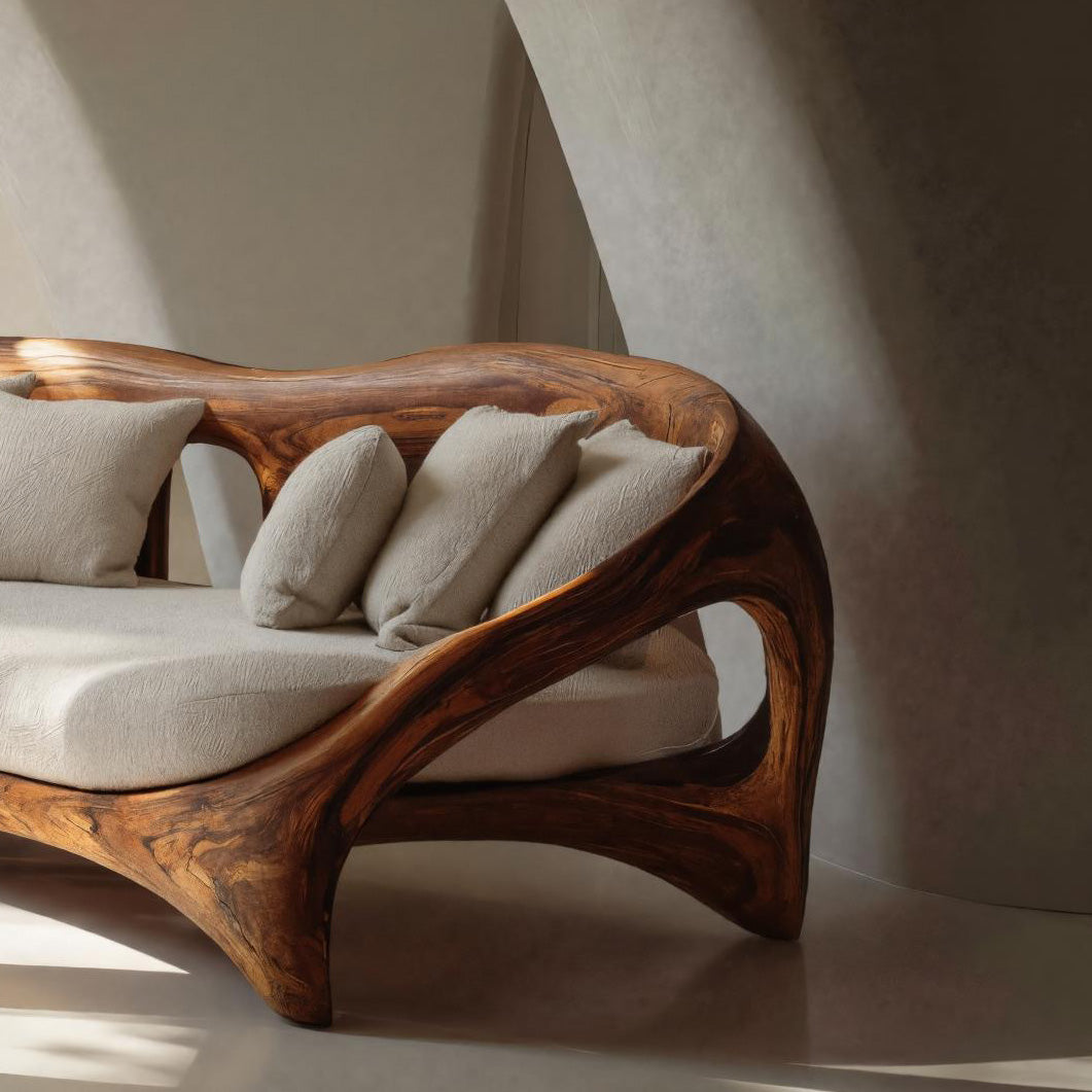 Organic Curved Sofa For Living Room Furniture