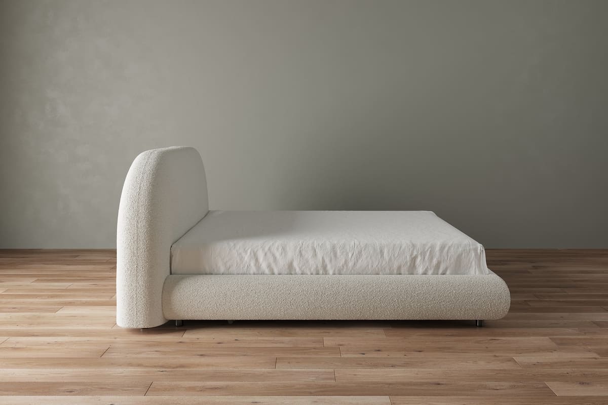 Stella Storage Bed – Boucle Contemporary