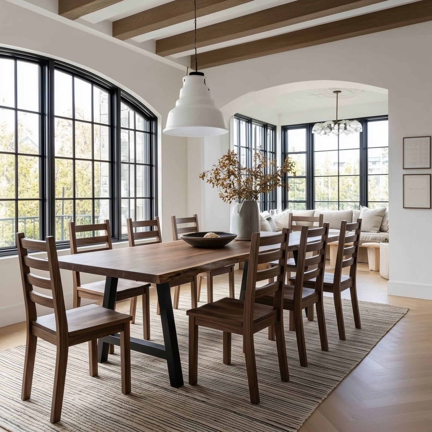 The Allen Live Edge Walnut Dining Table