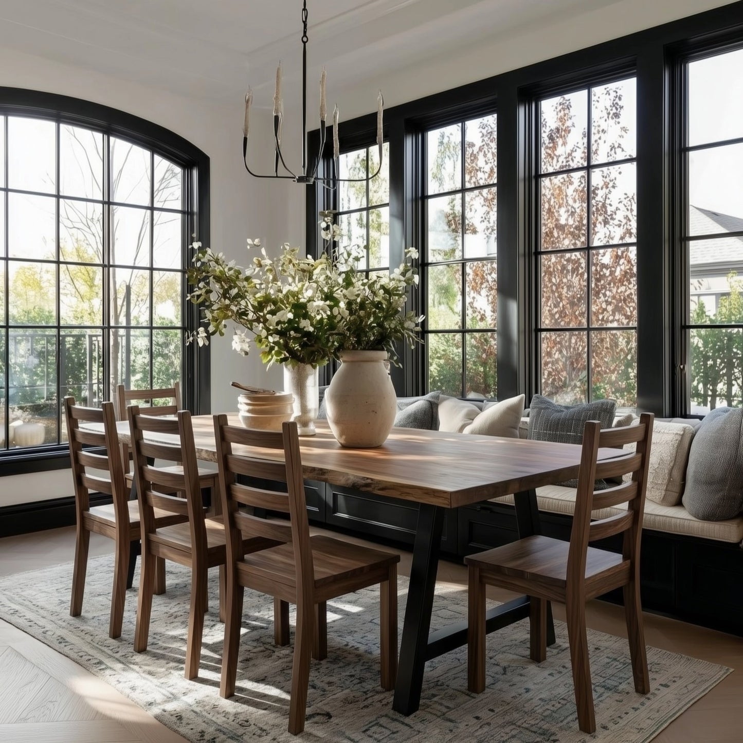 The Allen Live Edge Walnut Dining Table