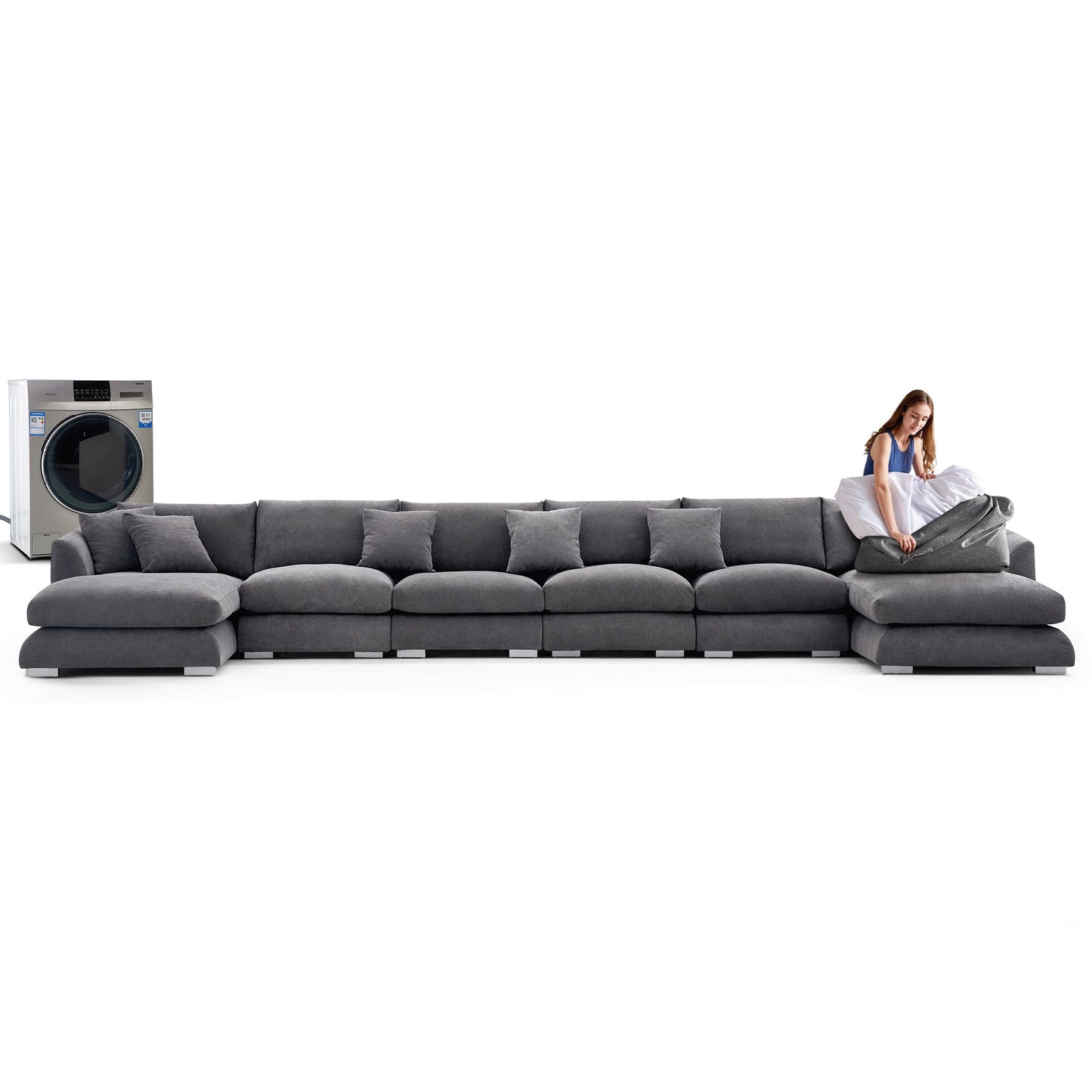 Feathers U-Sectional