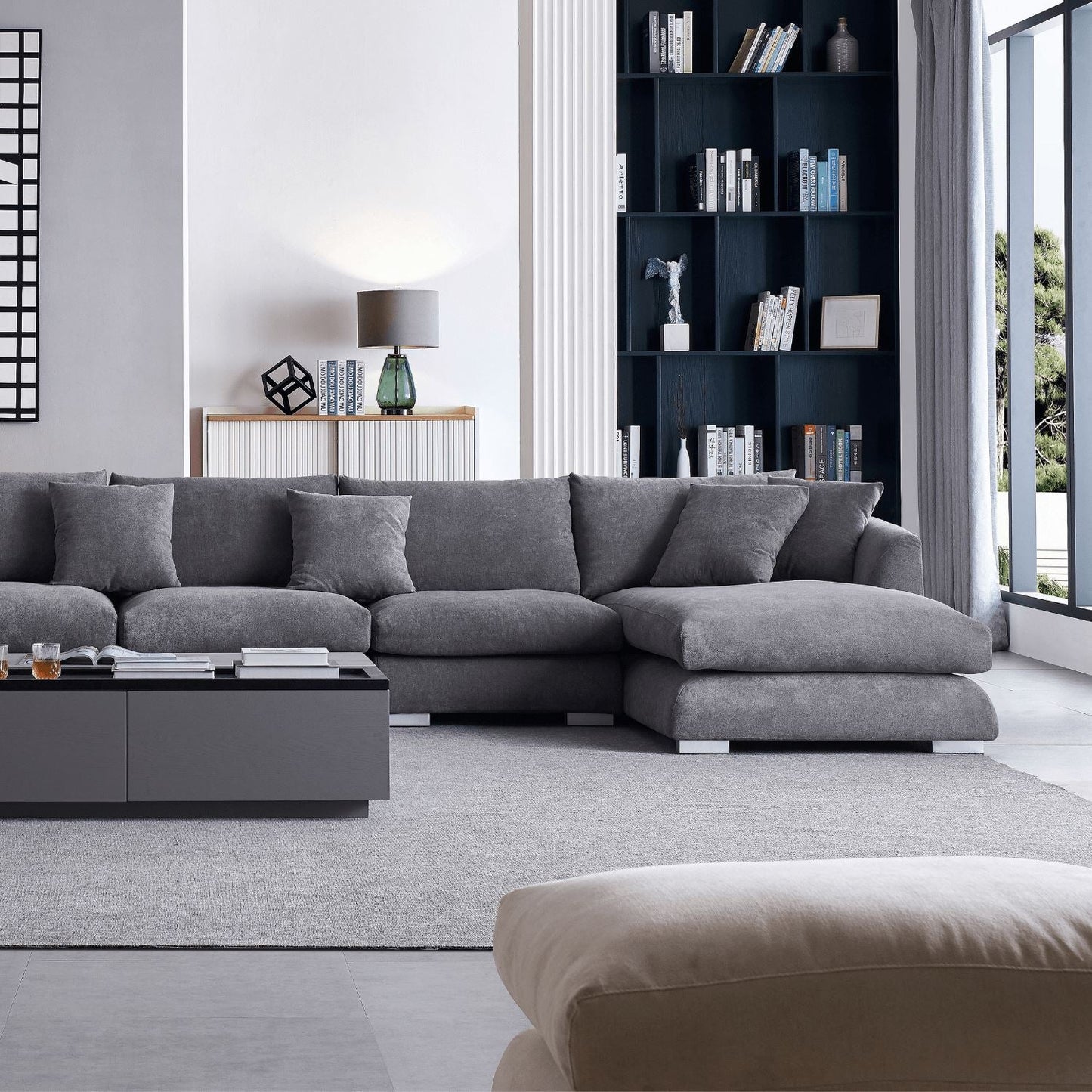 Feathers U-Sectional