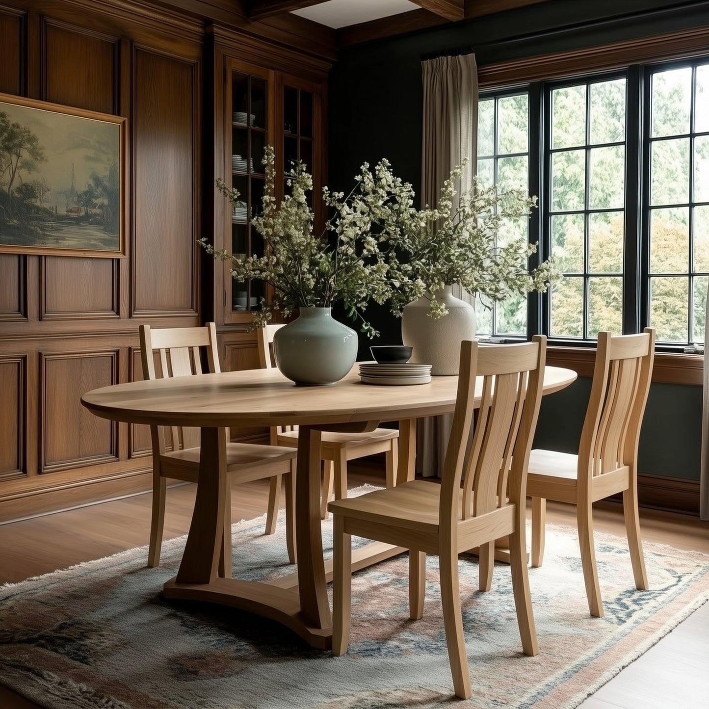 The Quinn Oval Dining Table