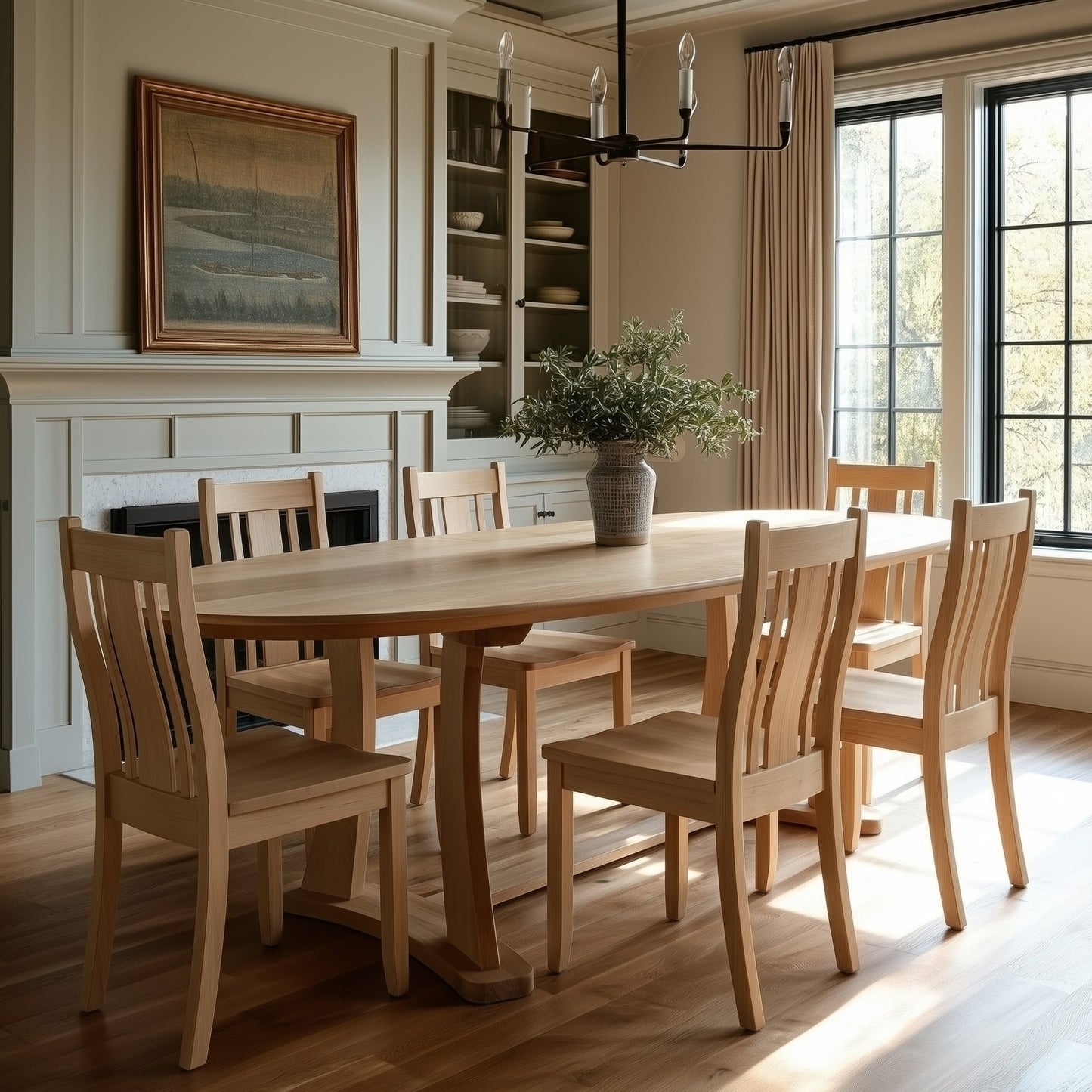 The Quinn Oval Dining Table