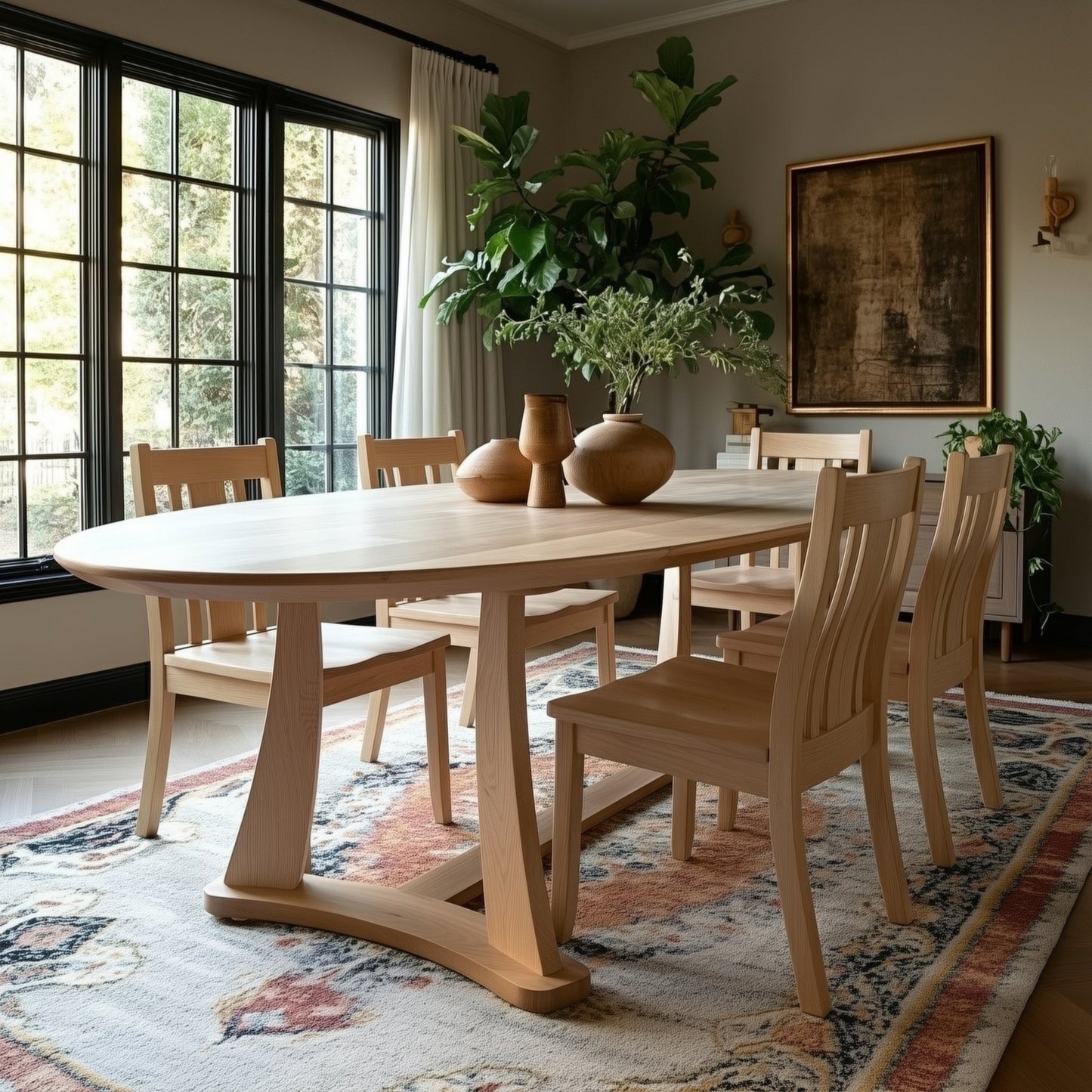 The Quinn Oval Dining Table