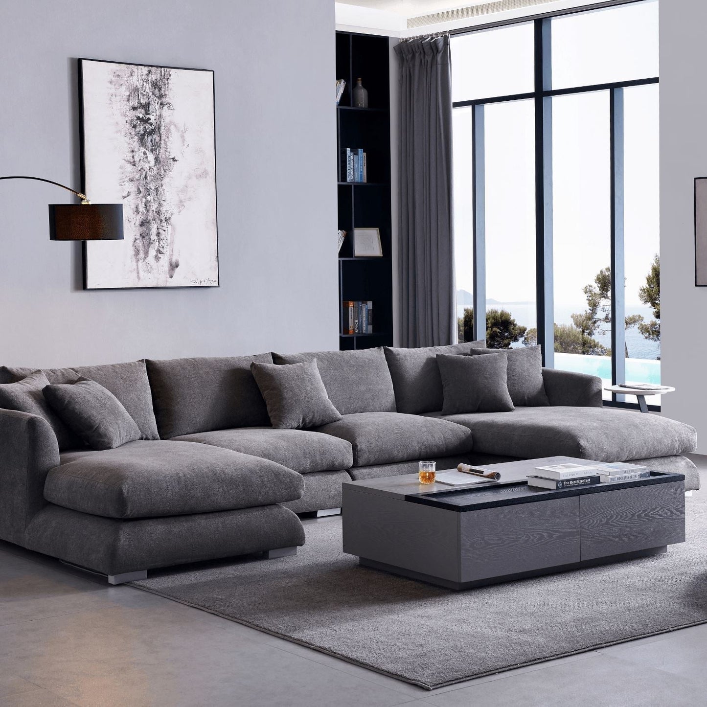 Feathers U-Sectional