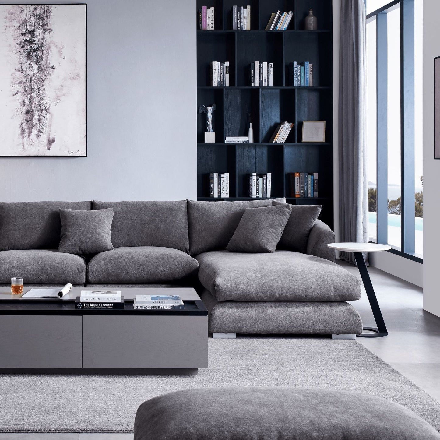 Feathers U-Sectional