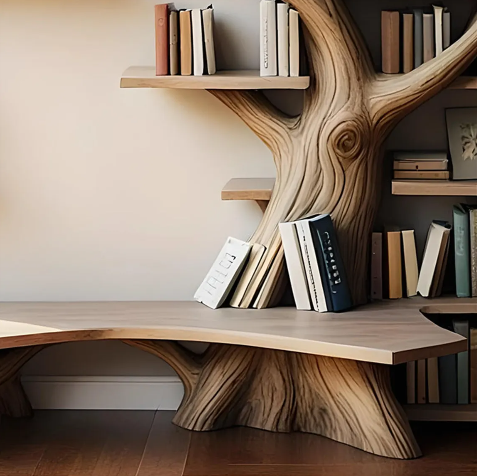 Live Edge Farmhouse Coffee Table: Handmade Solid Wood Rustic Center Table, Natural Wood Living Room Furniture, Farmhouse Decor