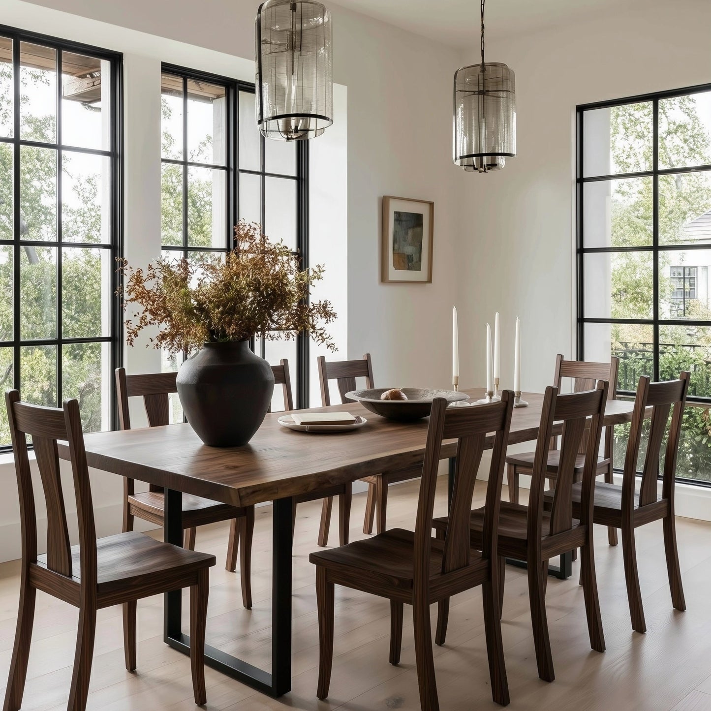 The Underhill Live Edge Walnut Dining Table