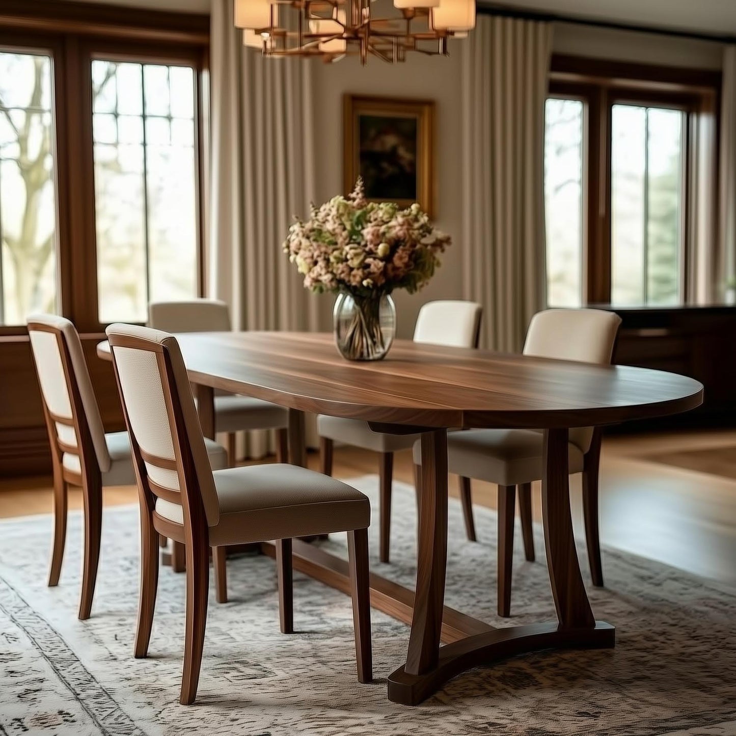 The Bartlett Oval Dining Table