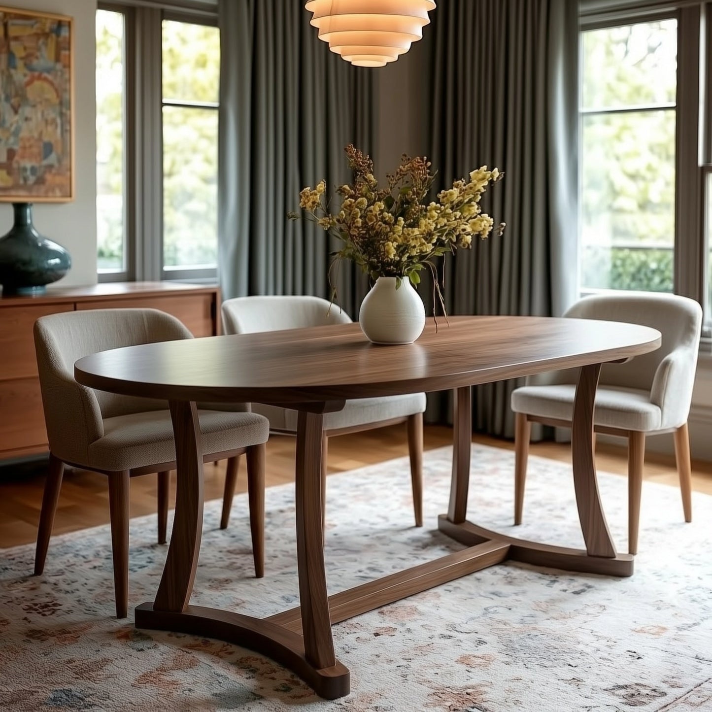 The Bartlett Oval Dining Table