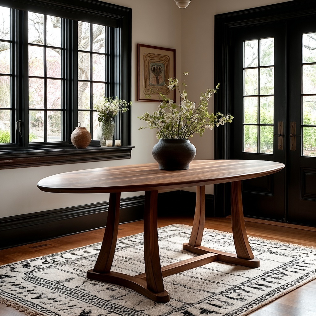 The Quinn Oval Dining Table
