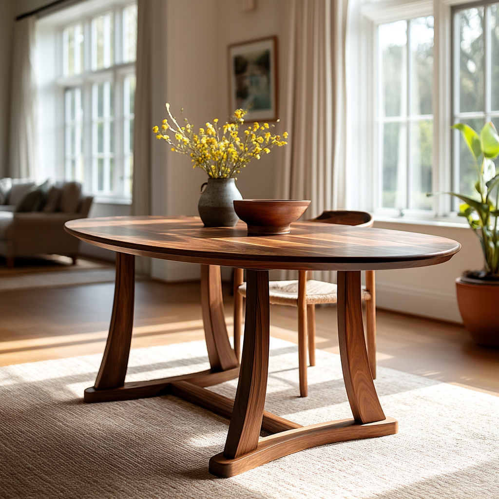 The Quinn Oval Dining Table