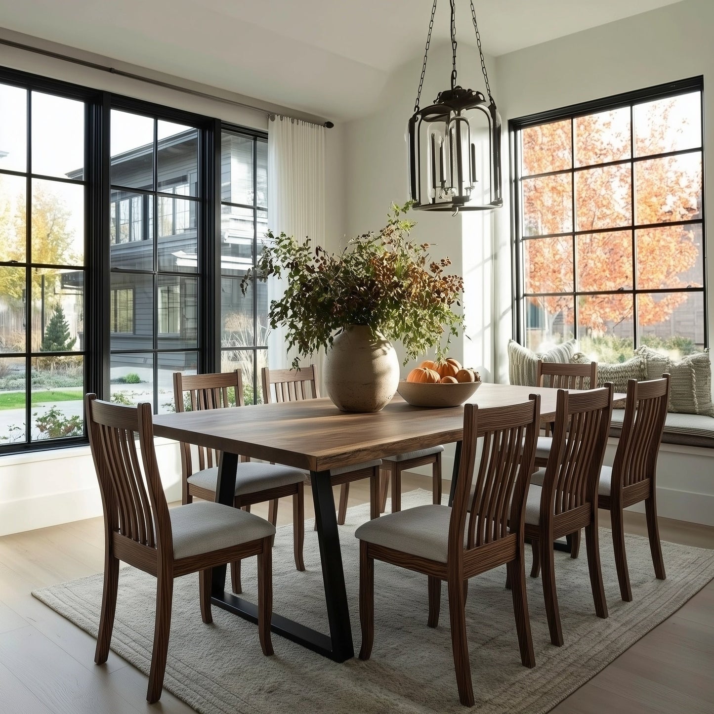 The Taber Live Edge Walnut Dining Table