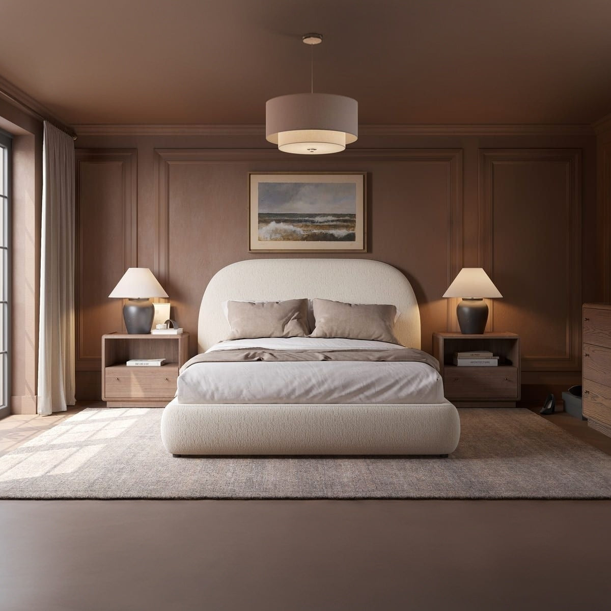 Asher Storage Bed – Rounded Hydraulic