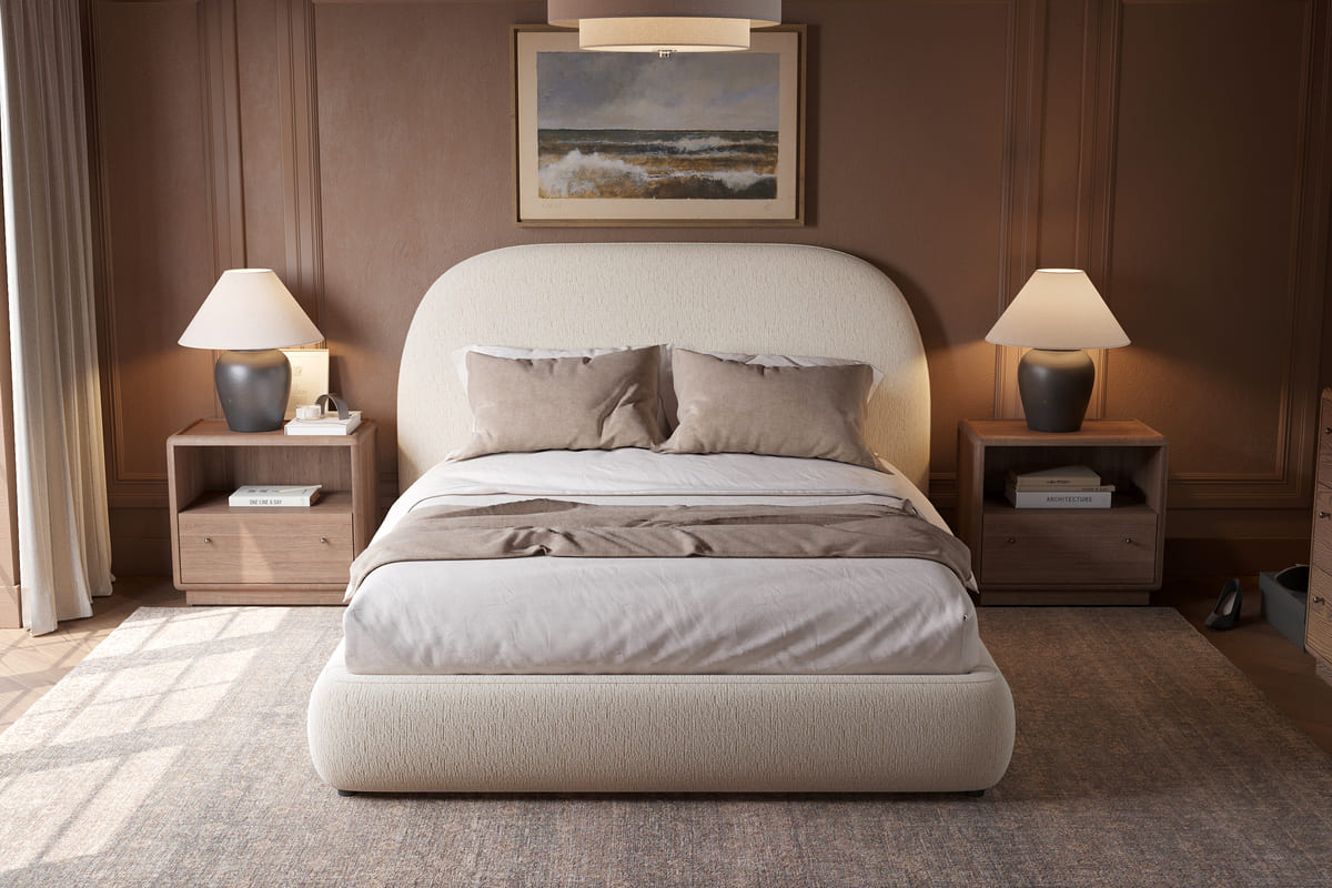 Asher Storage Bed – Rounded Hydraulic