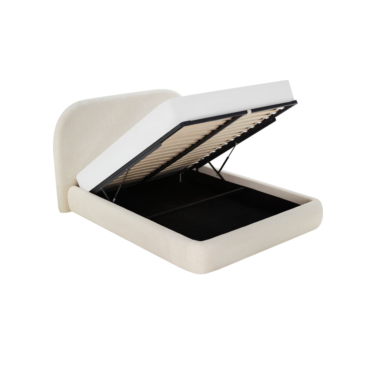 Asher Storage Bed – Rounded Hydraulic