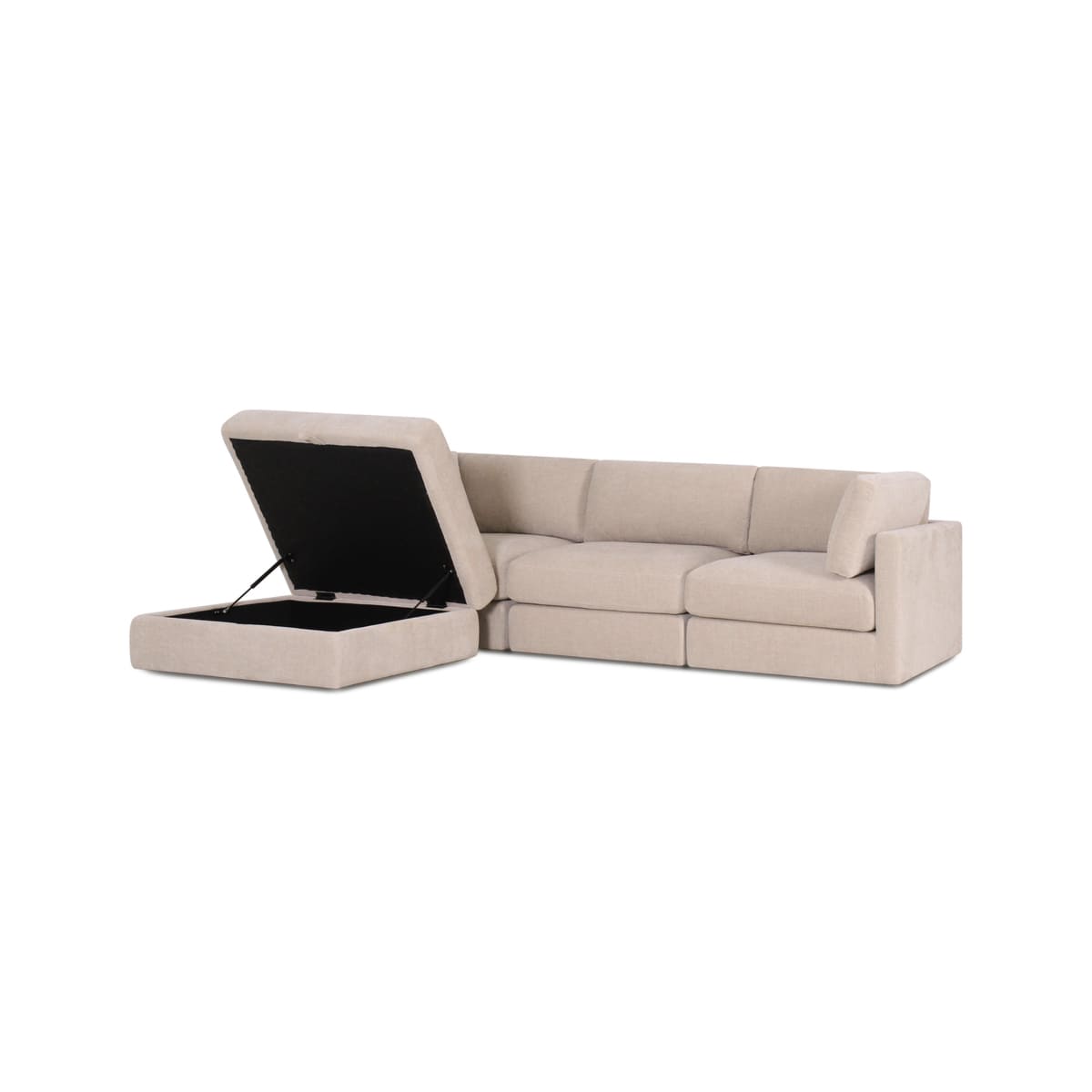 Haven 3-pc Modular Sofa W/Ottoman