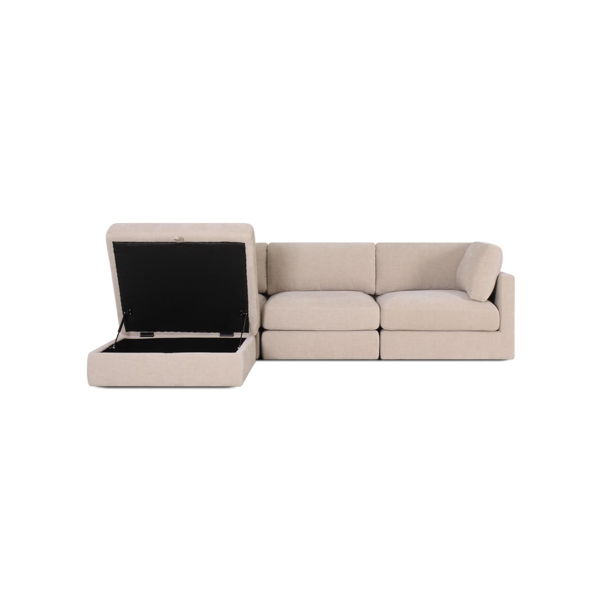 Haven 3-pc Modular Sofa W/Ottoman