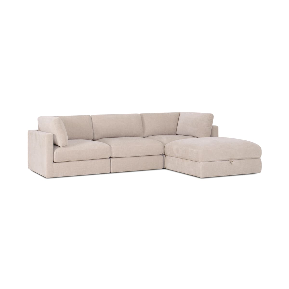 Haven 3-pc Modular Sofa W/Ottoman