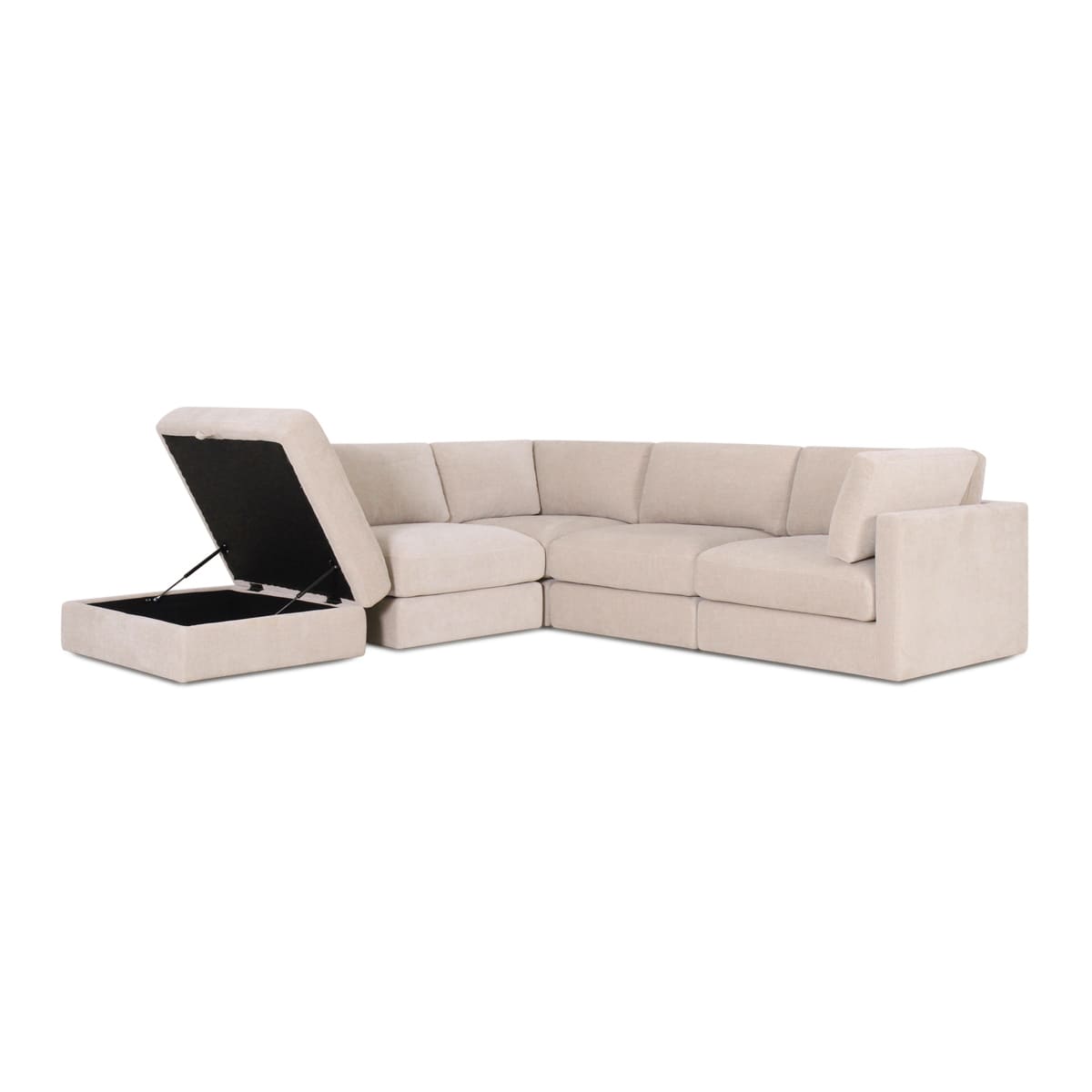 Haven 4-pc Modular Sofa W/Ottoman