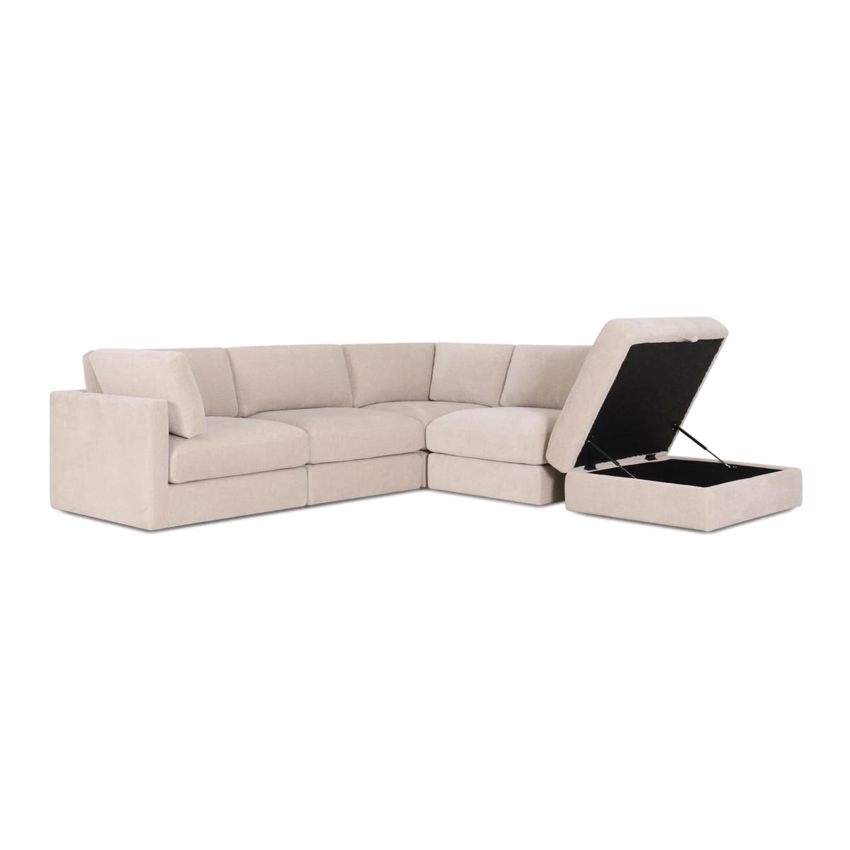 Haven 4-pc Modular Sofa W/Ottoman