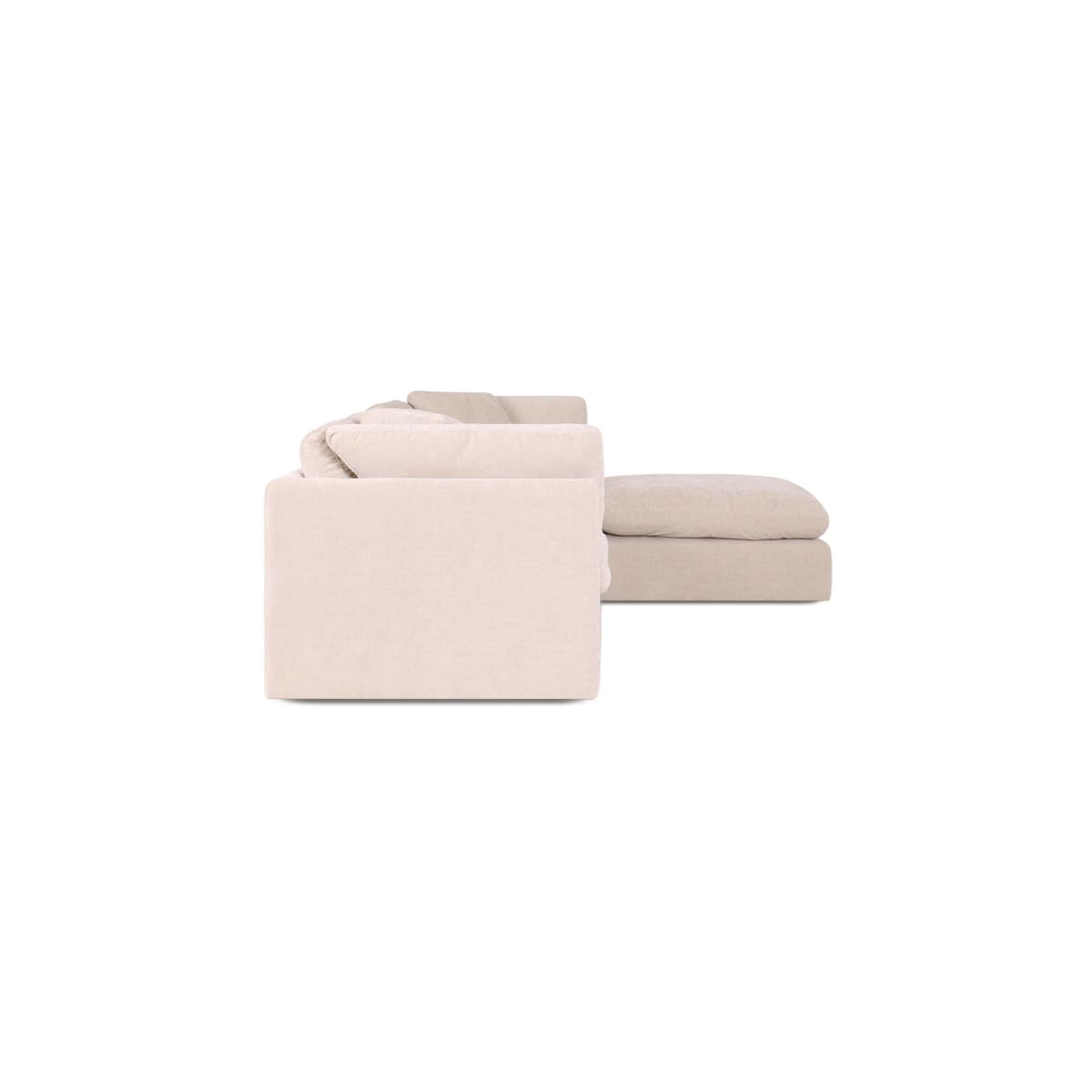 Hilton 3-pc Modular Sofa W/Ottoman