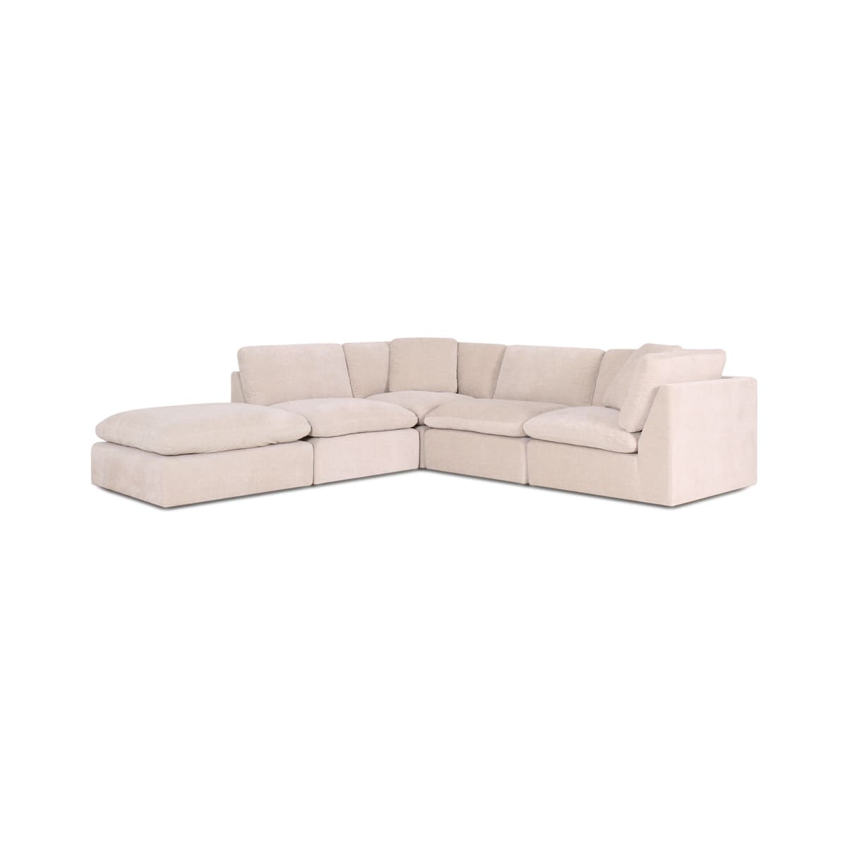 Hilton 4-pc Modular Sofa W/Ottoman