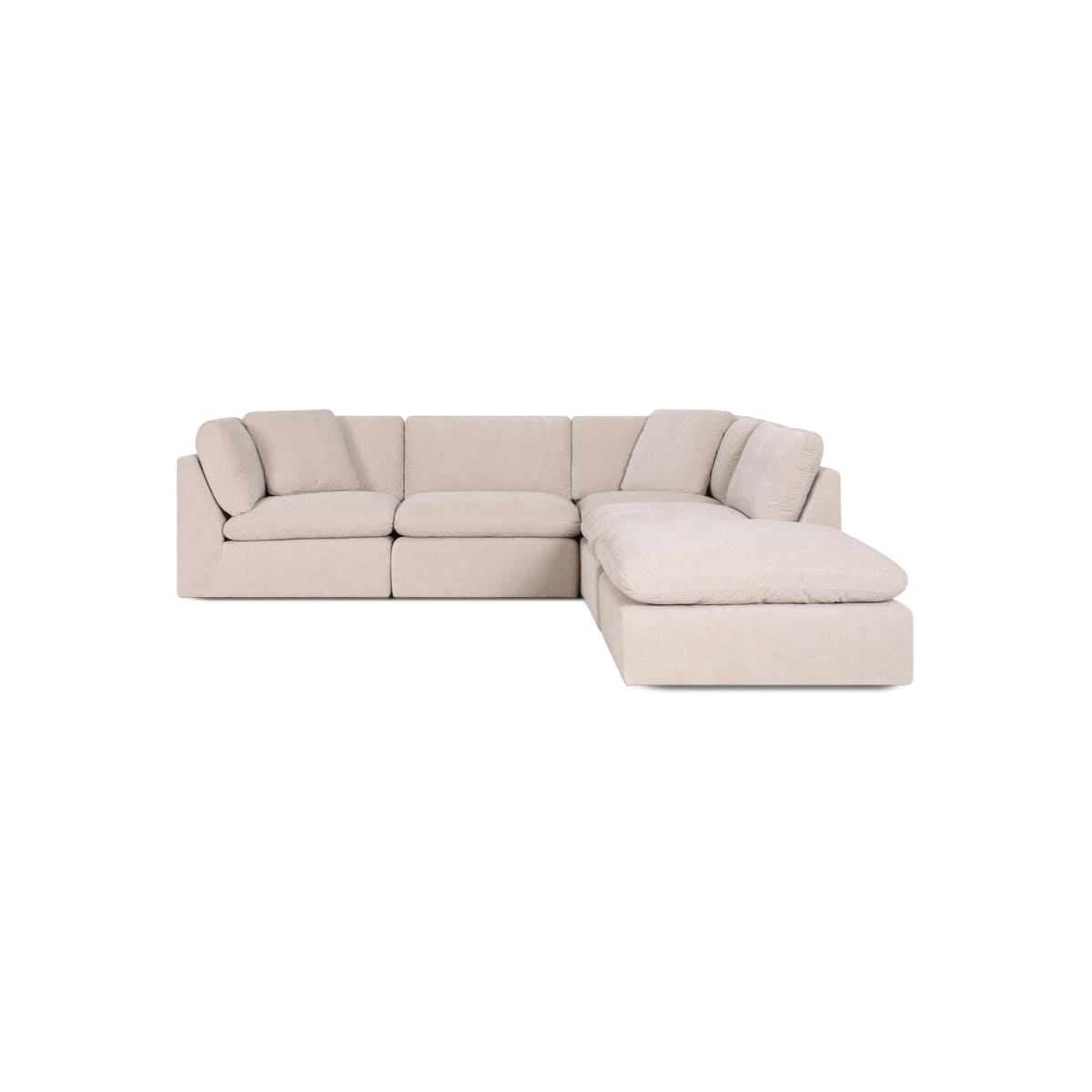 Hilton 4-pc Modular Sofa W/Ottoman