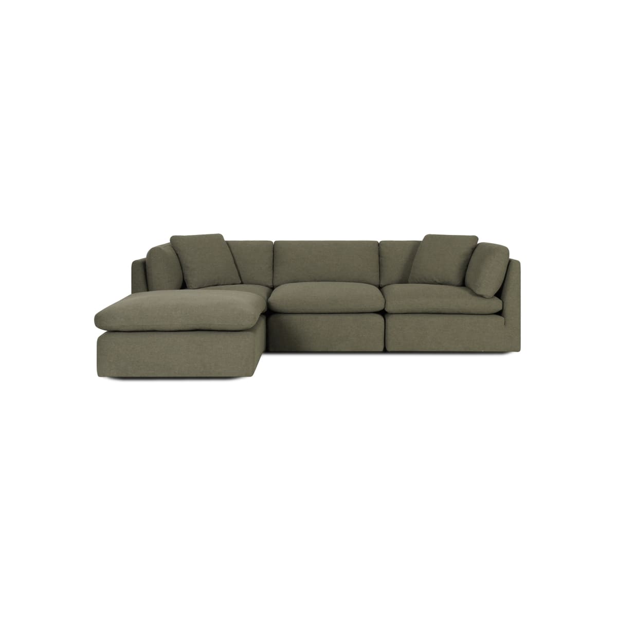 Hilton 3-pc Modular Sofa W/Ottoman