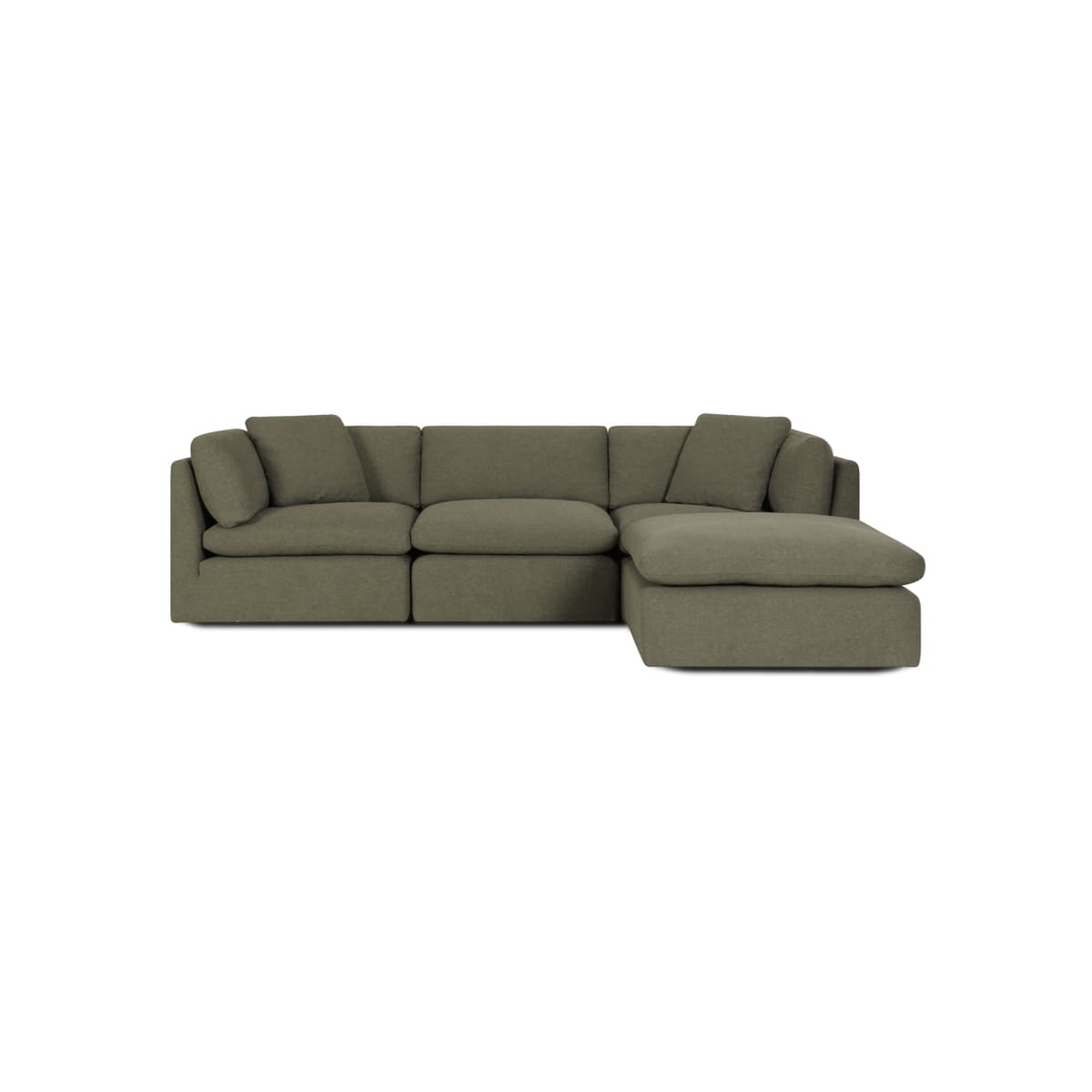 Hilton 3-pc Modular Sofa W/Ottoman