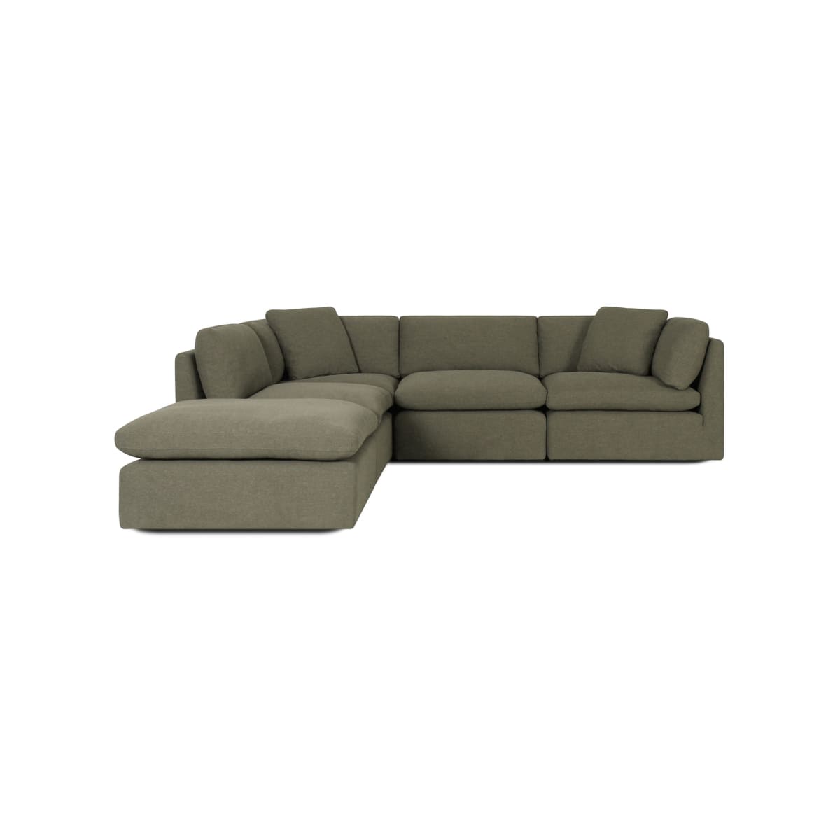 Hilton 4-pc Modular Sofa W/Ottoman