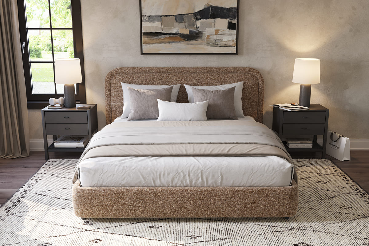 Ivery Bed – Round Headboard
