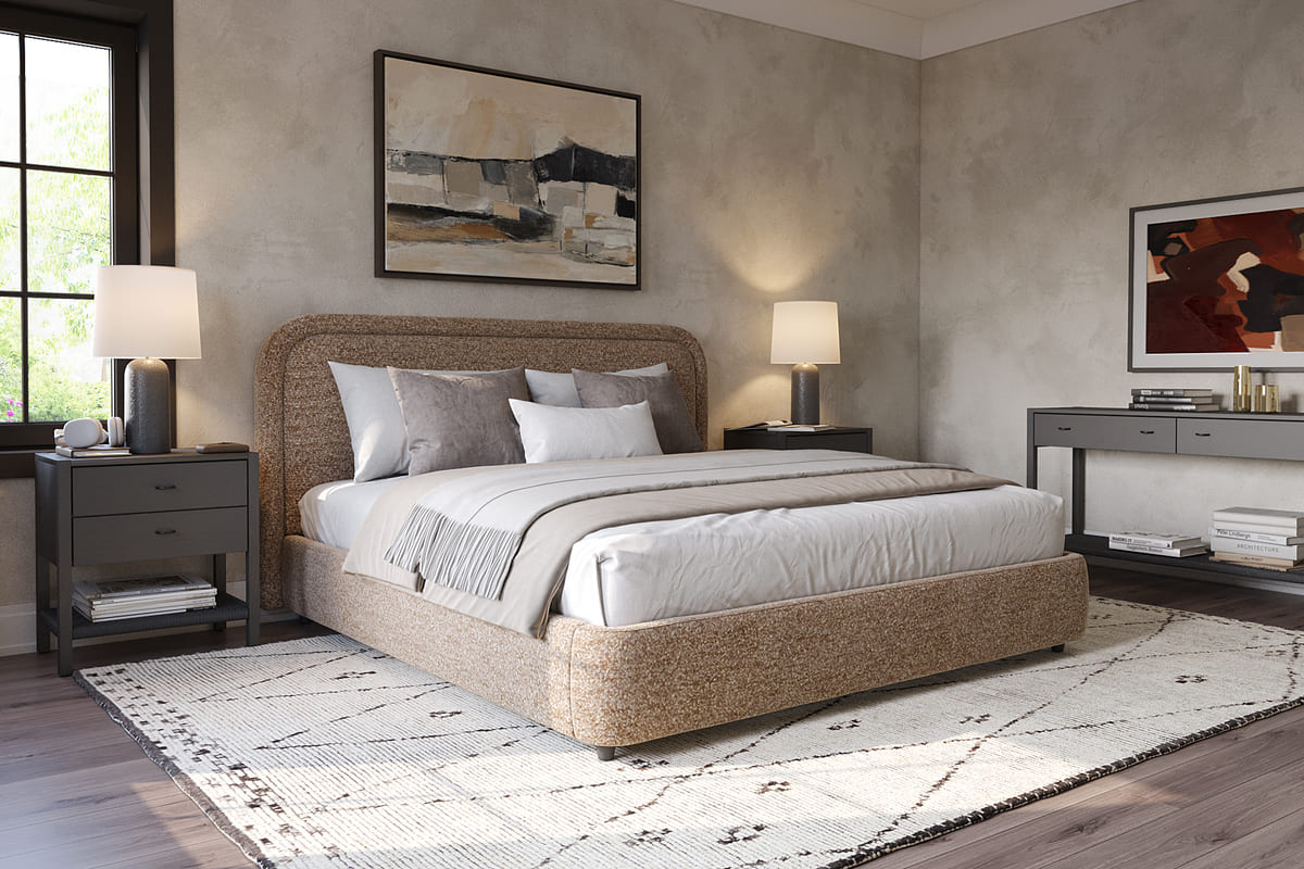 Ivery Bed – Round Headboard