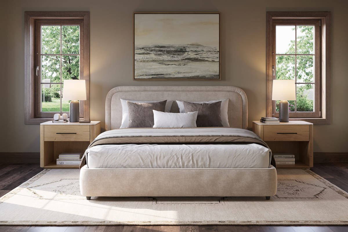 Ivery Bed – Round Headboard