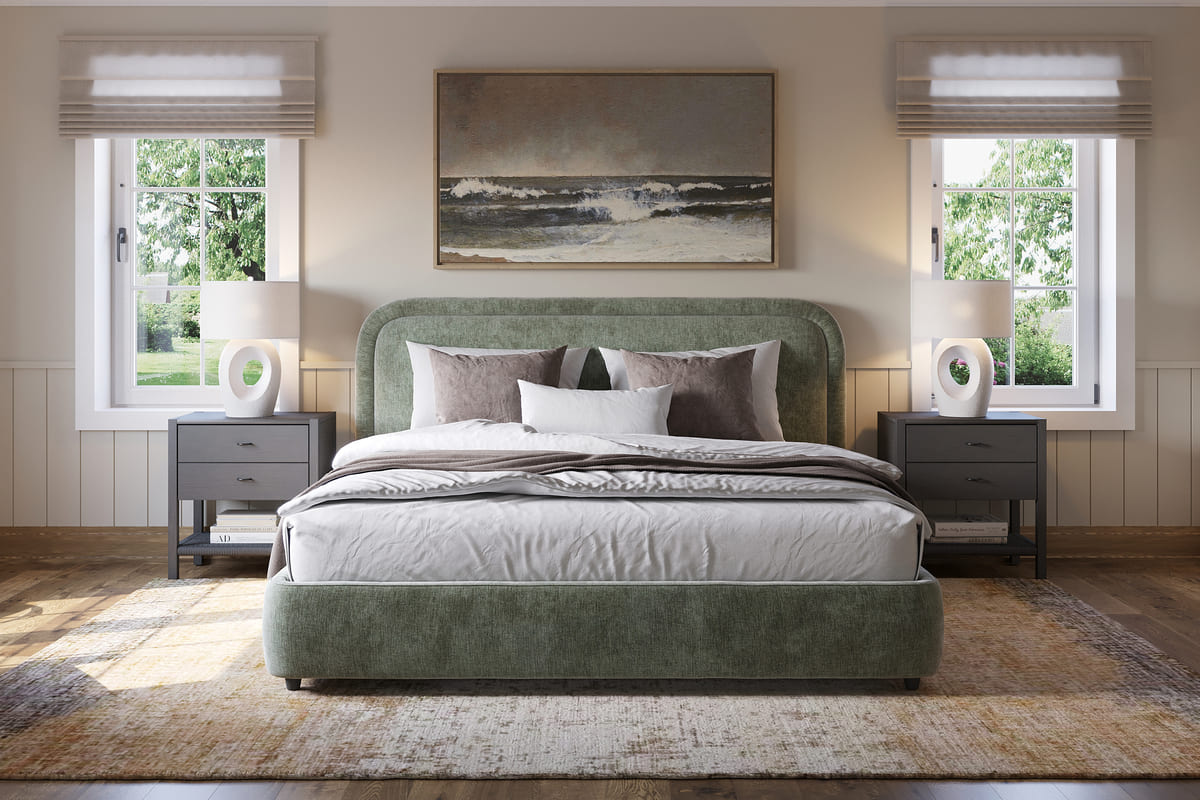 Ivery Bed – Round Headboard