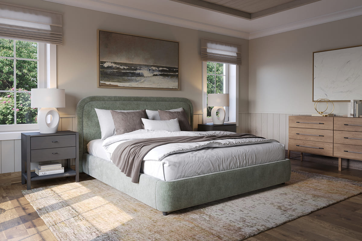 Ivery Bed – Round Headboard