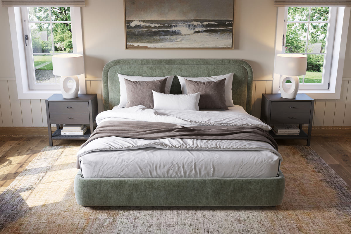 Ivery Bed – Round Headboard